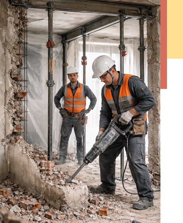 Снос несущих стен в Барнауле от 10369 руб. — демонтаж несущей стены под ключ | ОТДЕЛОЧНИК-Брн