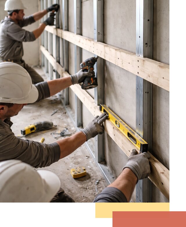 Устройство обрешетки под панели в Барнауле