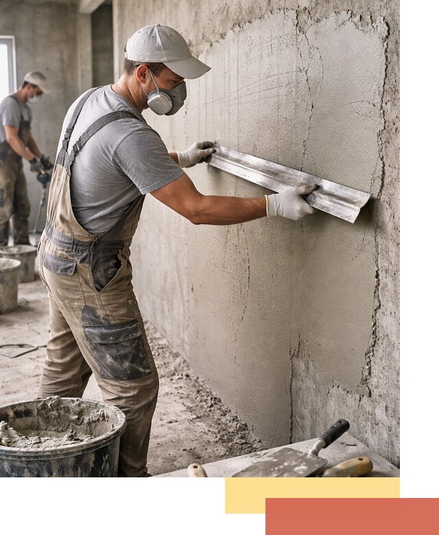 Штукатурка бетонных стен в Барнауле качественно и долговечно