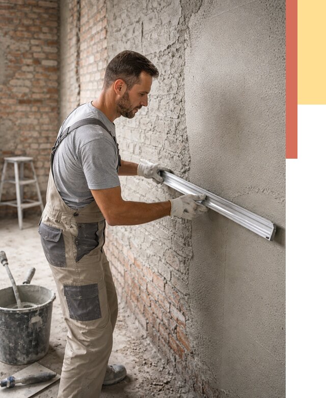 Штукатурка кирпичных стен в Барнауле от 4552 руб/м2 — быстро и недорого | ОТДЕЛОЧНИК-Брн