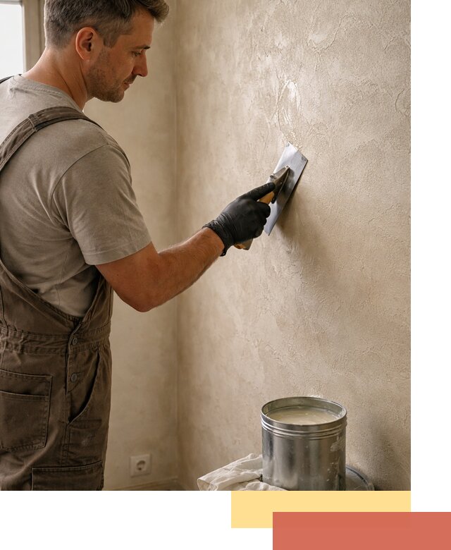 Нанесение воска на штукатурку в Барнауле для защиты и блеска