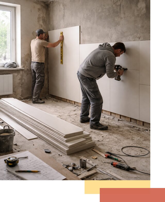 Монтаж ПВХ панелей на стены в Барнауле качественно и быстро