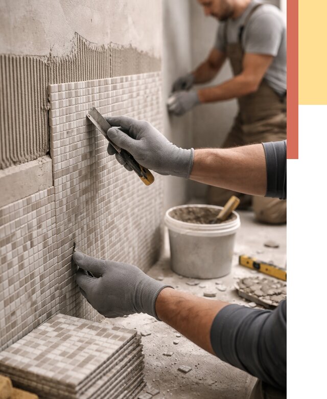 Облицовка стен мозаикой в Барнауле от 3237 руб/м2 — укладка мозаики на стены | ОТДЕЛОЧНИК-Брн