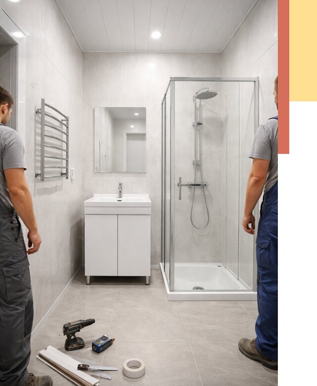 Отделка ванной комнаты панелями ПВХ в Барнауле от 4552 руб. за м2 | ОТДЕЛОЧНИК-Брн