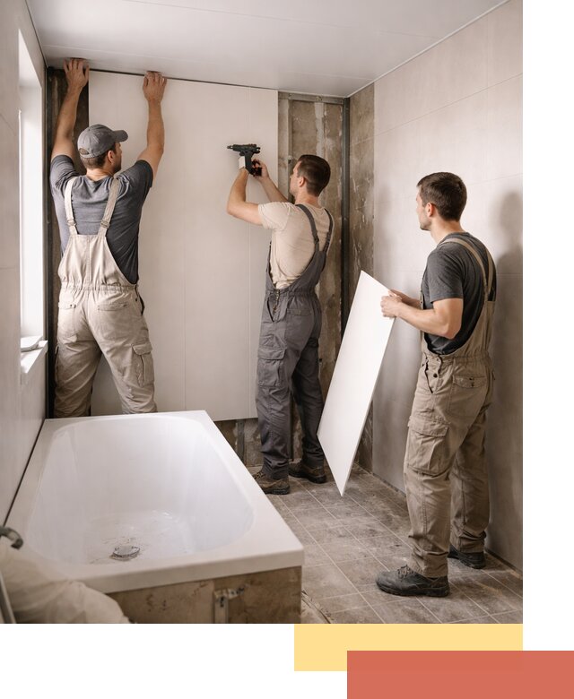 Отделка ванной панели ПВХ профессионально в Барнауле