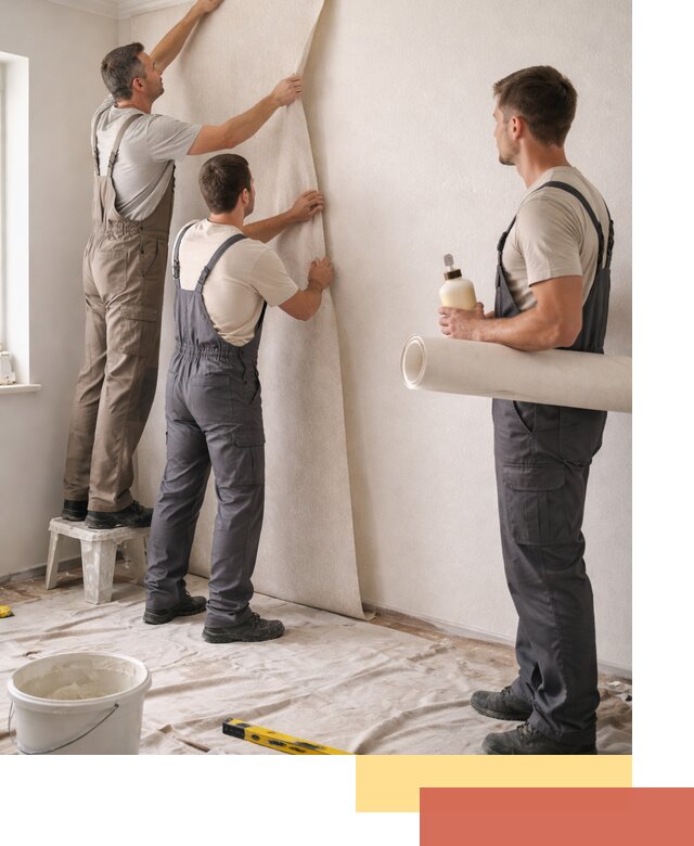 Оклейка стен обоями в Барнауле — качественно и профессионально