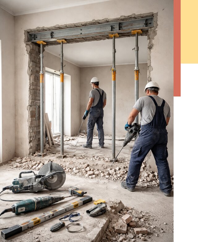 Прорезка проема в стене в Барнауле от 4552 руб. — быстро и недорого | ОТДЕЛОЧНИК-Брн