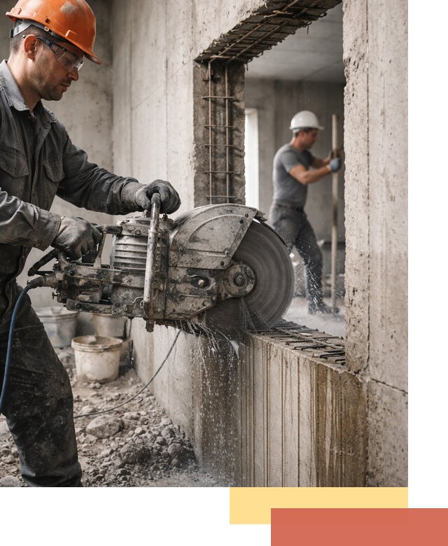 Алмазная резка проемов в Барнауле быстро и точно