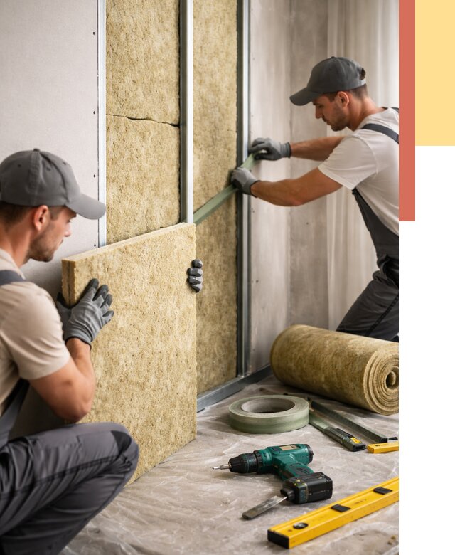 Шумоизоляция стен в Барнауле под ключ от 1871 руб. | ОТДЕЛОЧНИК-Брн