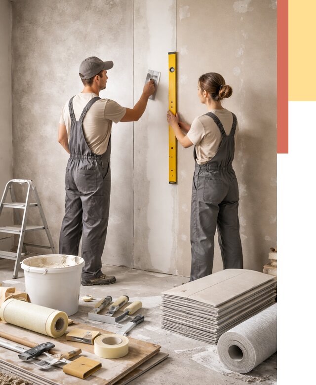 Отделка стен в Барнауле от 1517 руб/м² — недорого, быстро, под ключ | ОТДЕЛОЧНИК-Брн