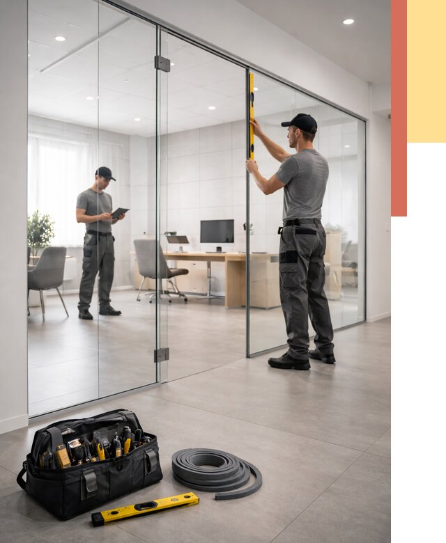 Цельностеклянные перегородки под ключ в Барнауле от 9610 руб. — монтаж и цены | ОТДЕЛОЧНИК-Брн