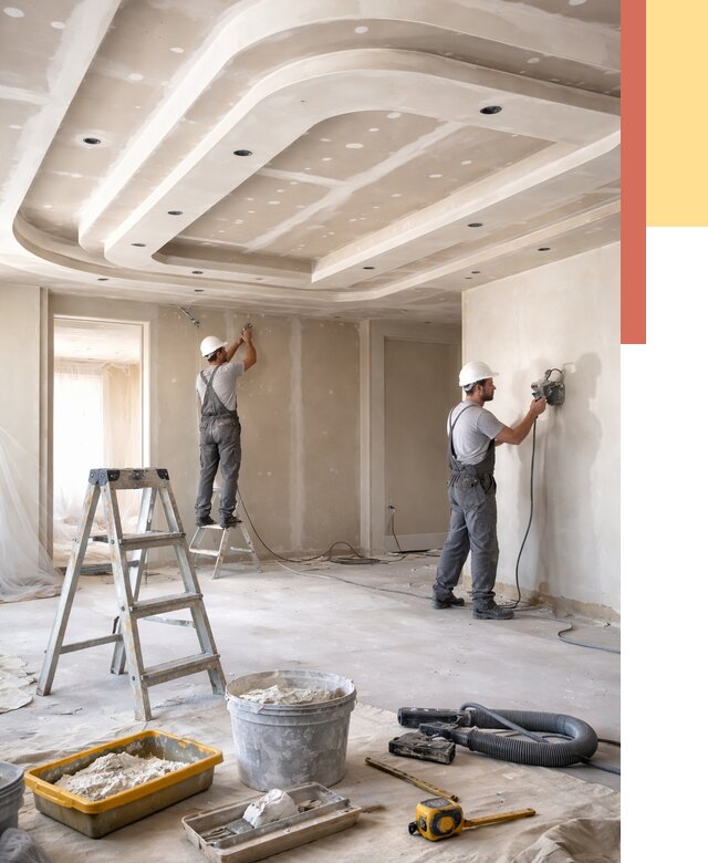 Многоуровневый потолок из гипсокартона в Барнауле от 759 руб. под ключ | ОТДЕЛОЧНИК-Брн