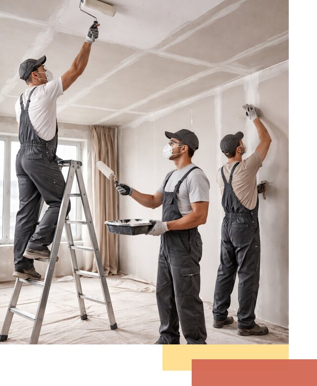 Покраска потолка из гипсокартона в Барнауле качественно и недорого