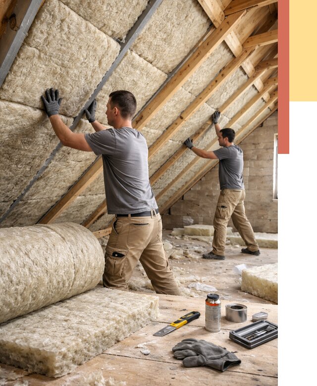 Утепление потолка минватой в Барнауле от 1467 руб. — быстро и недорого | ОТДЕЛОЧНИК-Брн