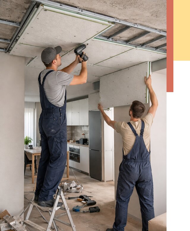 Шумоизоляция потолка панелями зипс в Барнауле от 1871 руб. под ключ | ОТДЕЛОЧНИК-Брн